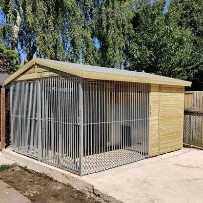 10x12ft Double Dog Kennel - Professional Installation Included