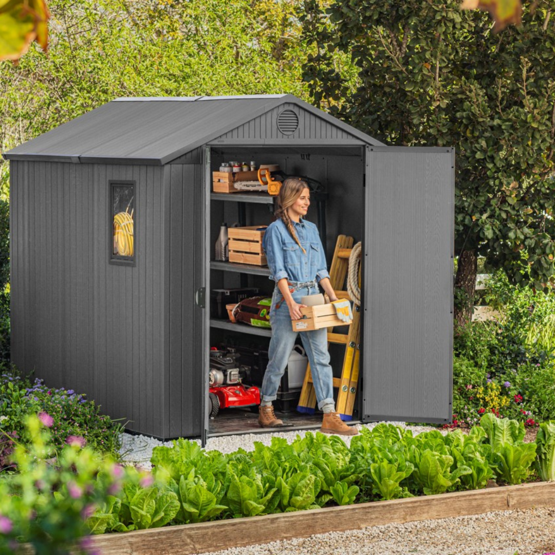 Darwin 6x8ft (1.9m x 2.4m) Garden Shed