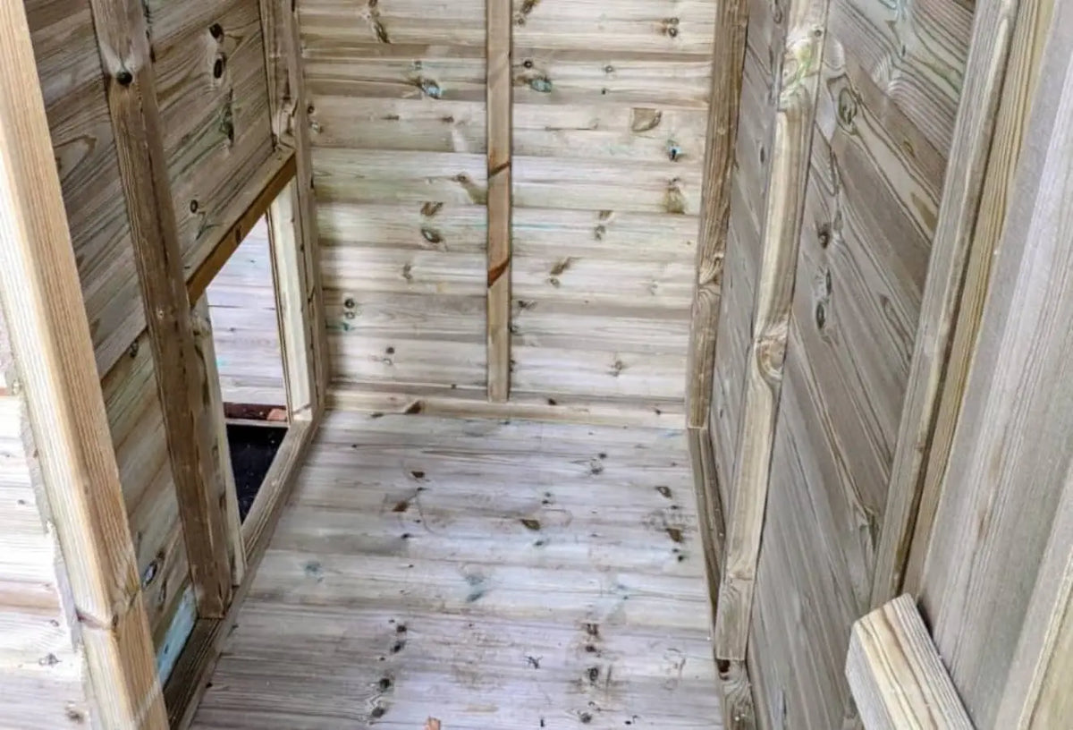 15x4ft Pent Duo Dog Kennel - Professional Installation Included