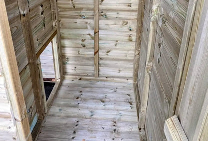 15x4ft Pent Duo Dog Kennel - Professional Installation Included