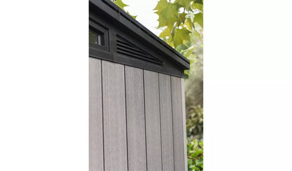 Keter Artisan 9x7ft Double Door Pent Outdoor Plastic Garden Shed