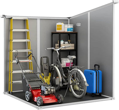 6x4ft Resin Outdoor Storage Shed - Bikes, Tools & Garden Storage