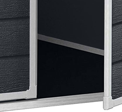 6x4ft Resin Outdoor Storage Shed - Bikes, Tools & Garden Storage