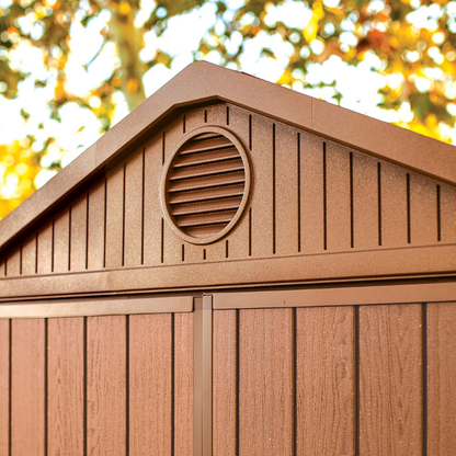 Keter Outdoor Garden Storage Shed - Brown Resin Storage House