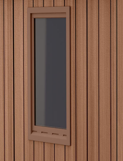 Darwin 6x4ft Double Door Garden Shed - Wood-Effect Outdoor Storage