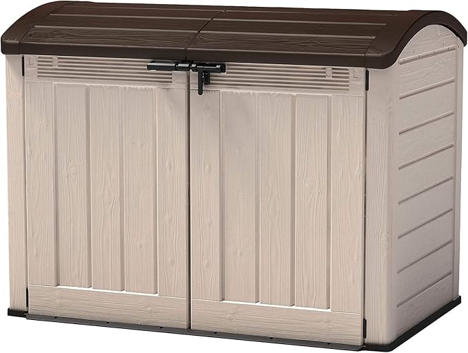 2000L Resin Outdoor Storage Shed - Extra Large Garden Storage Box