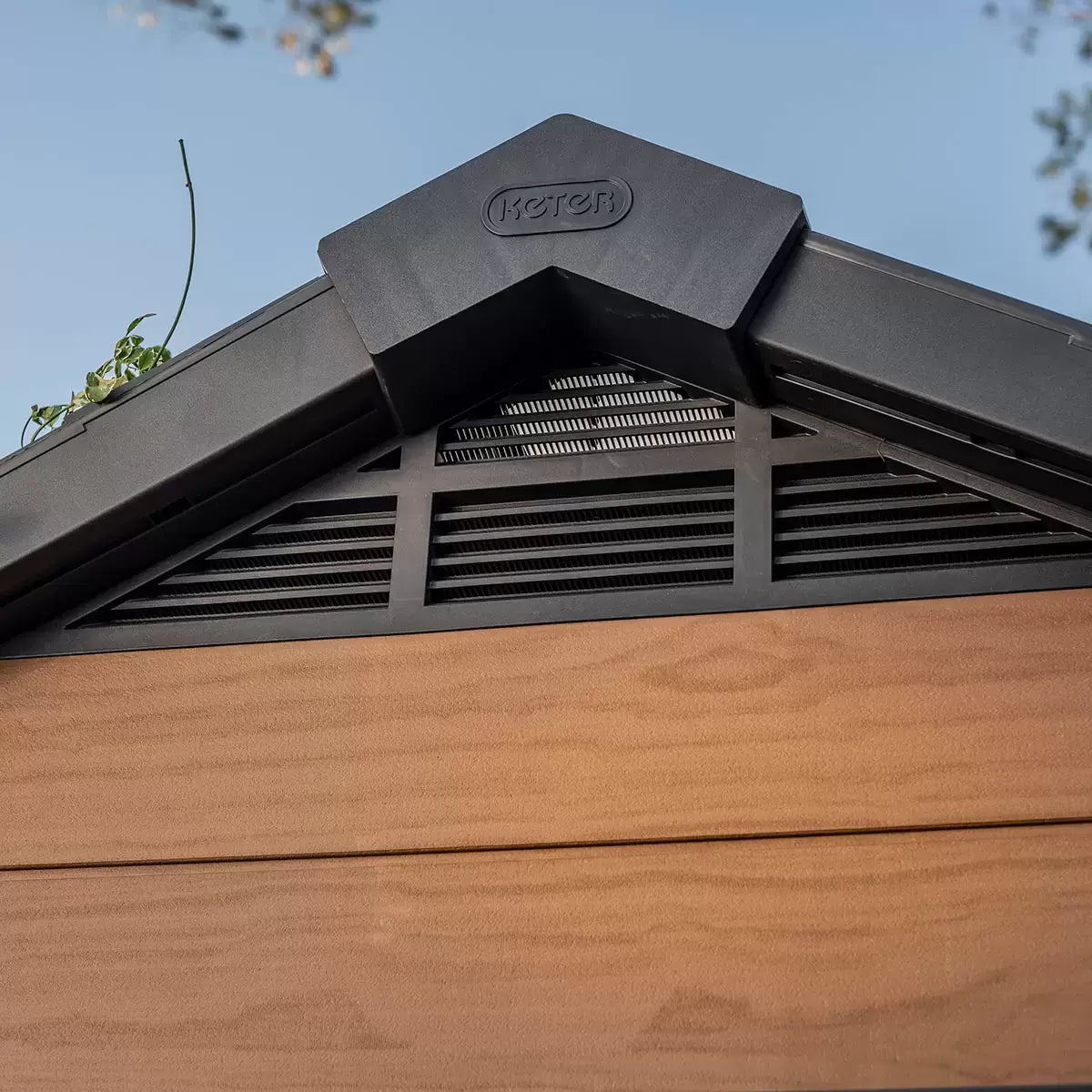 Keter Newton 7x9ft Double Door Outdoor Apex Plastic Garden Shed