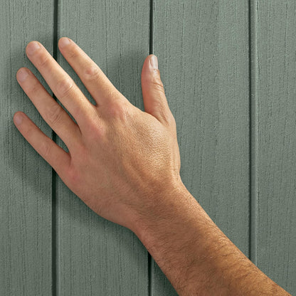 Darwin 6x4ft Double Door Garden Shed - Wood-Effect Outdoor Storage