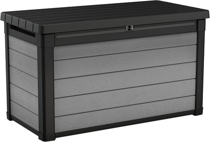 380L Denali Garden Cushion Storage Box - UV-Resistant Outdoor Storage