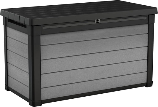 380L Denali Garden Cushion Storage Box - UV-Resistant Outdoor Storage