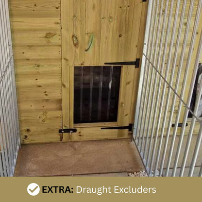 10x12ft Double Dog Kennel - Professional Installation Included