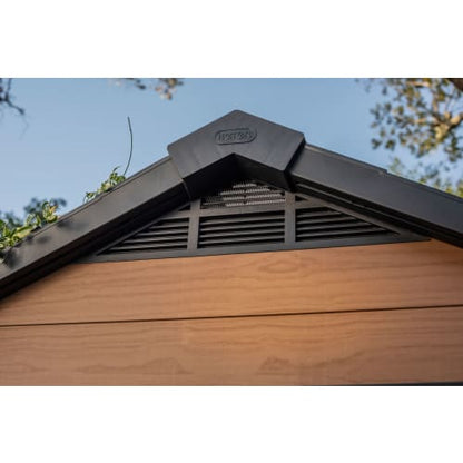 Keter Newton 7x11ft Double Door Outdoor Apex Plastic Garden Shed