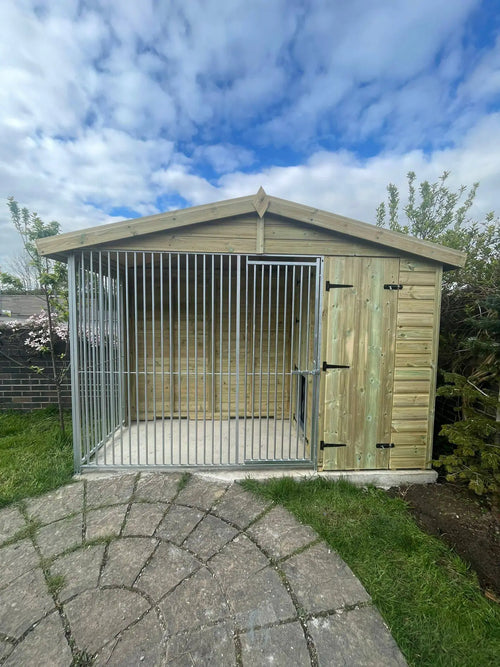10x6.5ft Single Dog Kennel - Professional Installation Included