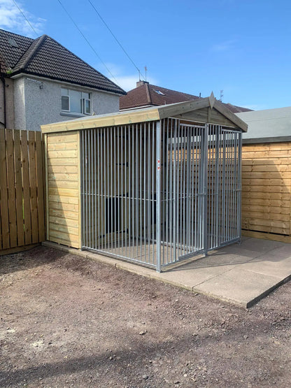 6.5x7ft Double Dog Kennel - Professional Installation Included