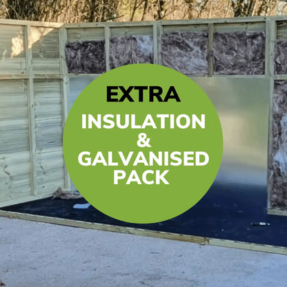 6.5x7ft Double Dog Kennel - Professional Installation Included