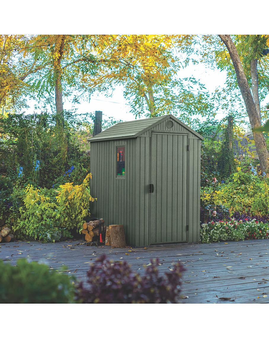 Keter Darwin 6x4ft Shed - Green
