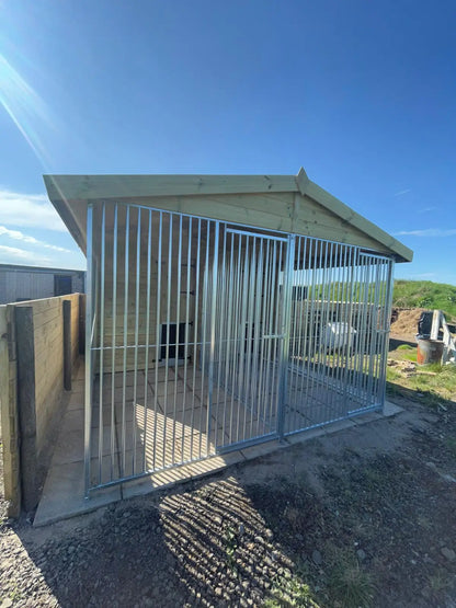 10x12ft Double Dog Kennel - Professional Installation Included