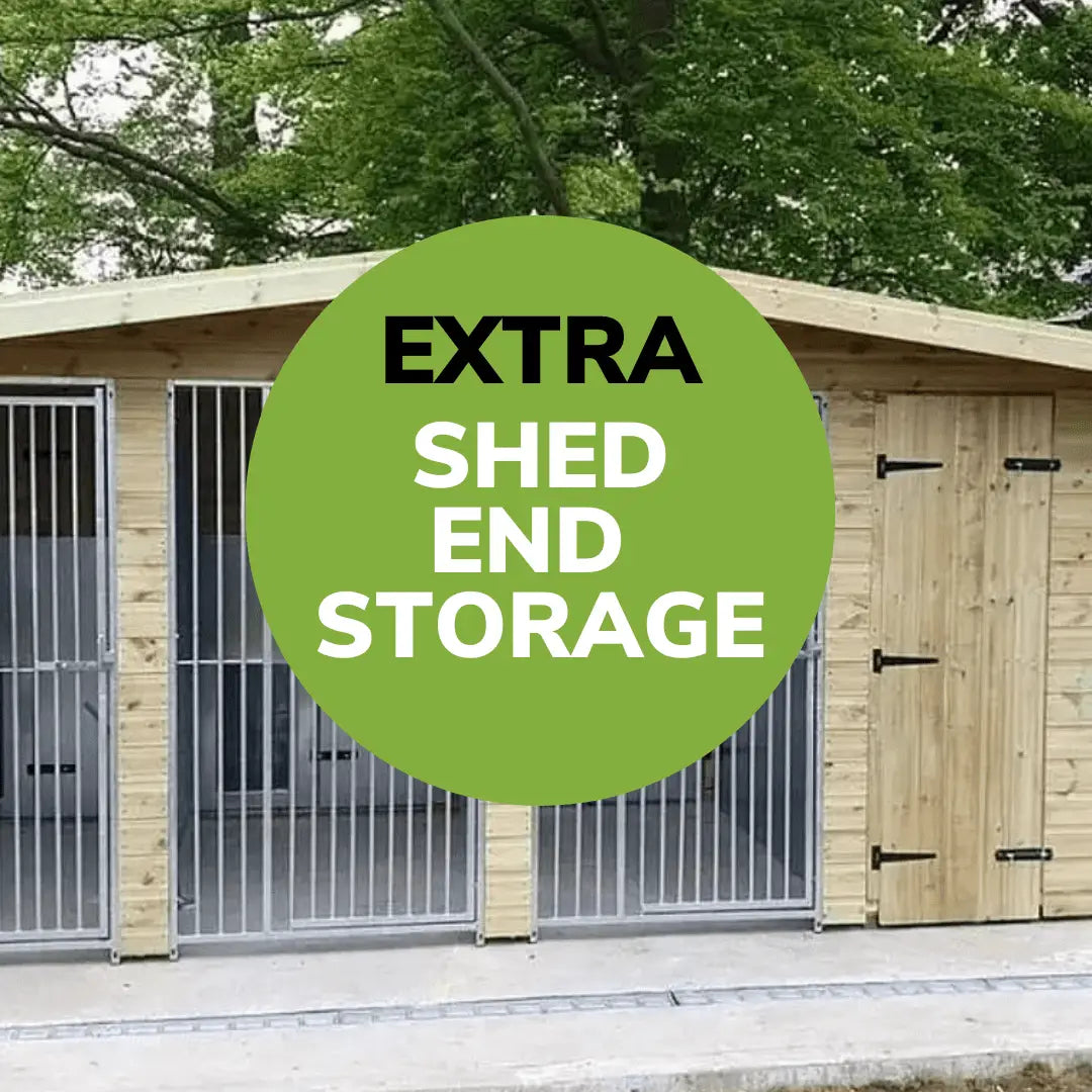 10x12ft Double Dog Kennel - Professional Installation Included
